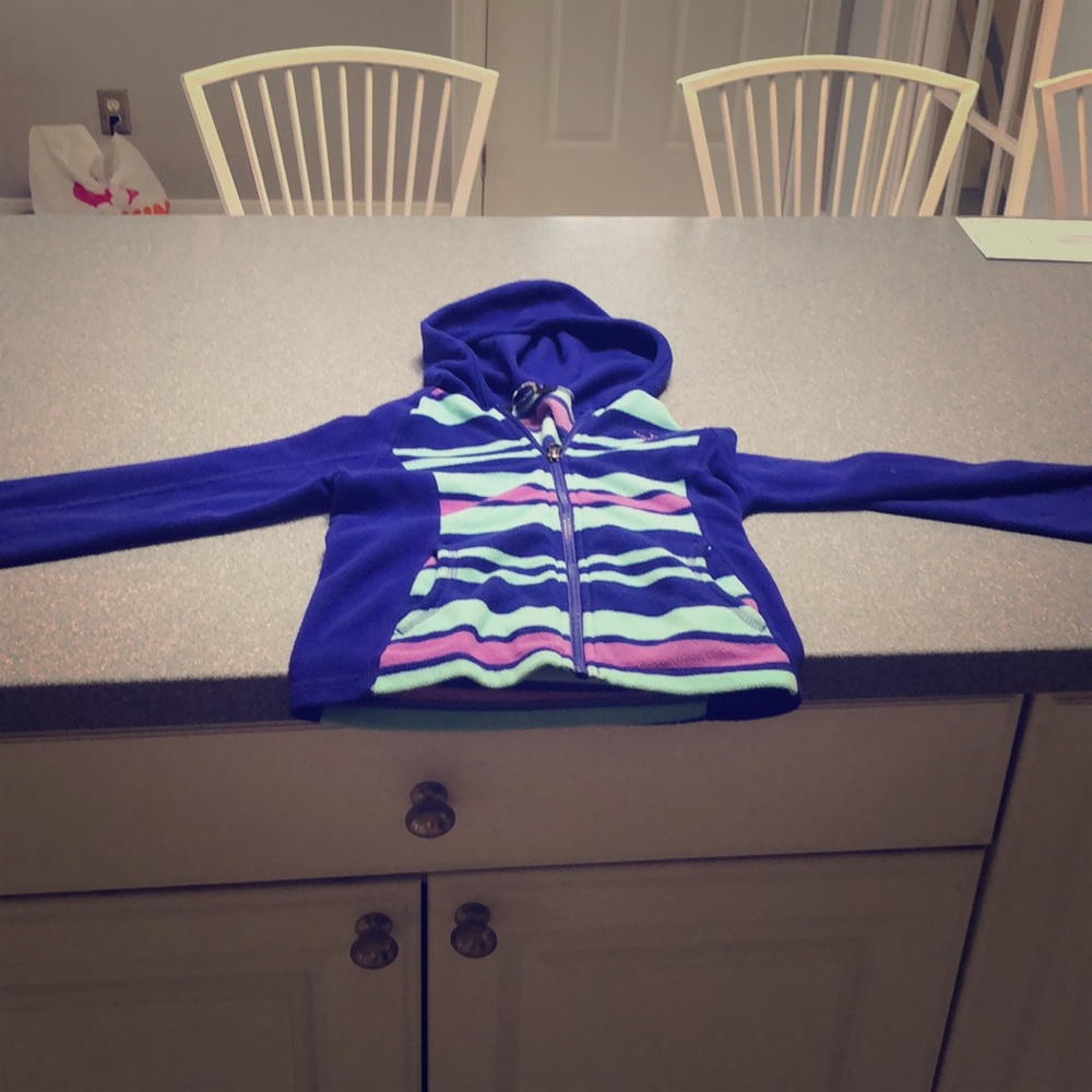 A north face sweatshirt